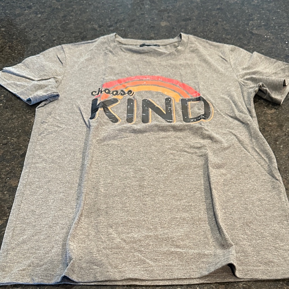 Gray 'Choose Kind' Kids T-Shirt
